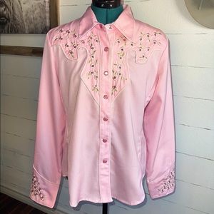 Vintage Scully Western Pearl Snap 🤩🤠⚡️🌸